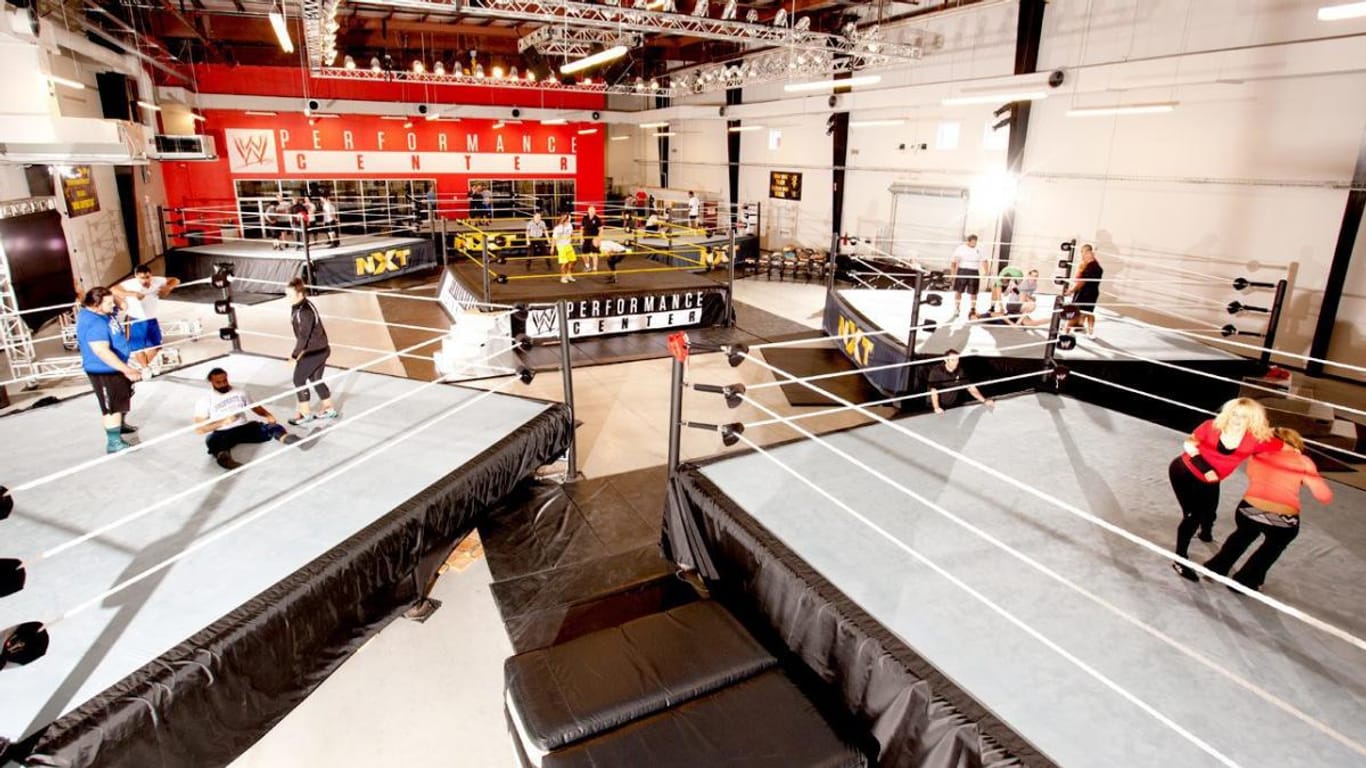 Hochmoderne Trainingsmöglichkeiten: Das WWE Performance Center in Orlando wurde 2013 eröffnet.