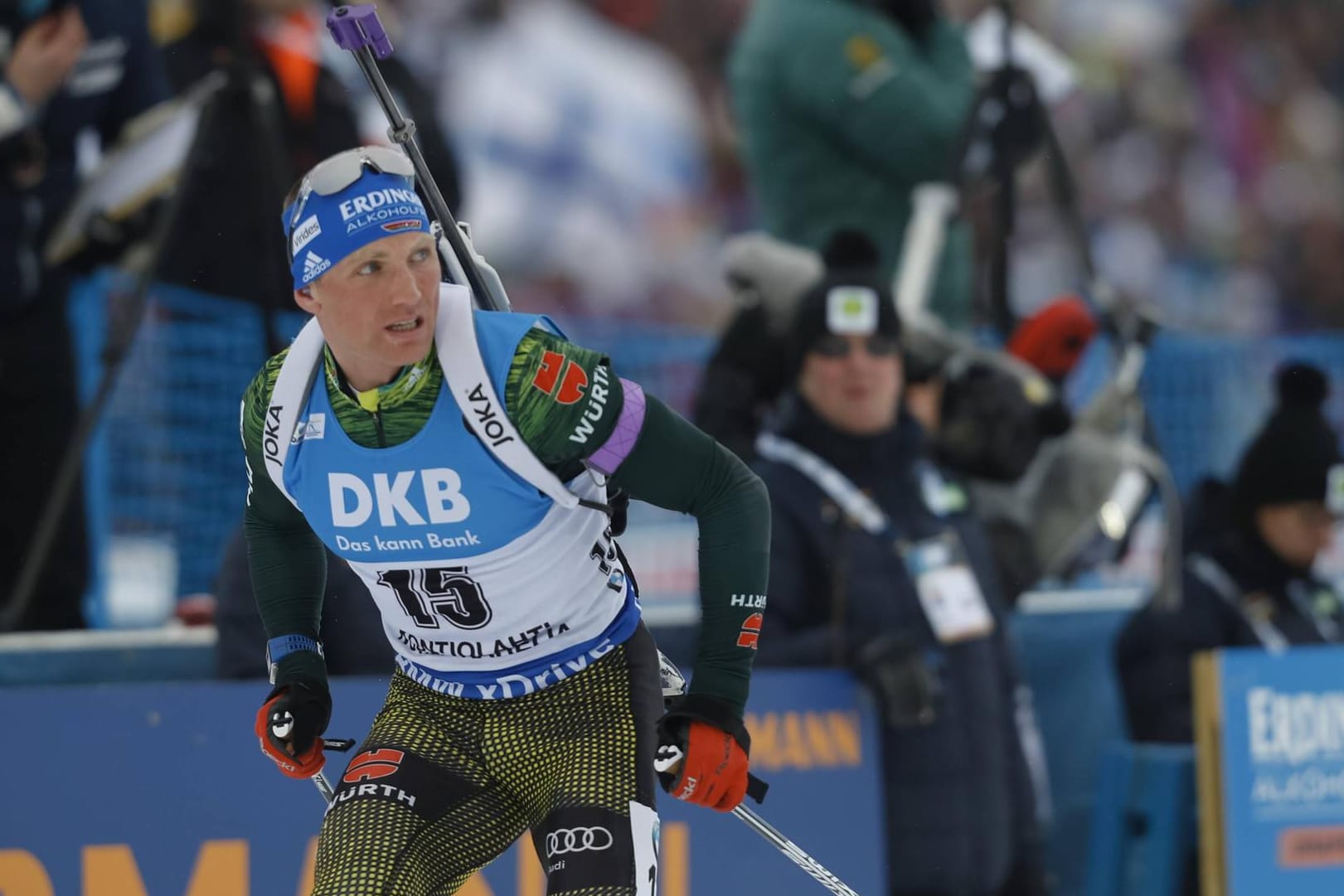 Gute Platzierung: Erik Lesser (Archivfoto) blieb im Sprint-Rennen in Tjumen am Schießstand fehlerfrei und wurde am Ende Fünfter.