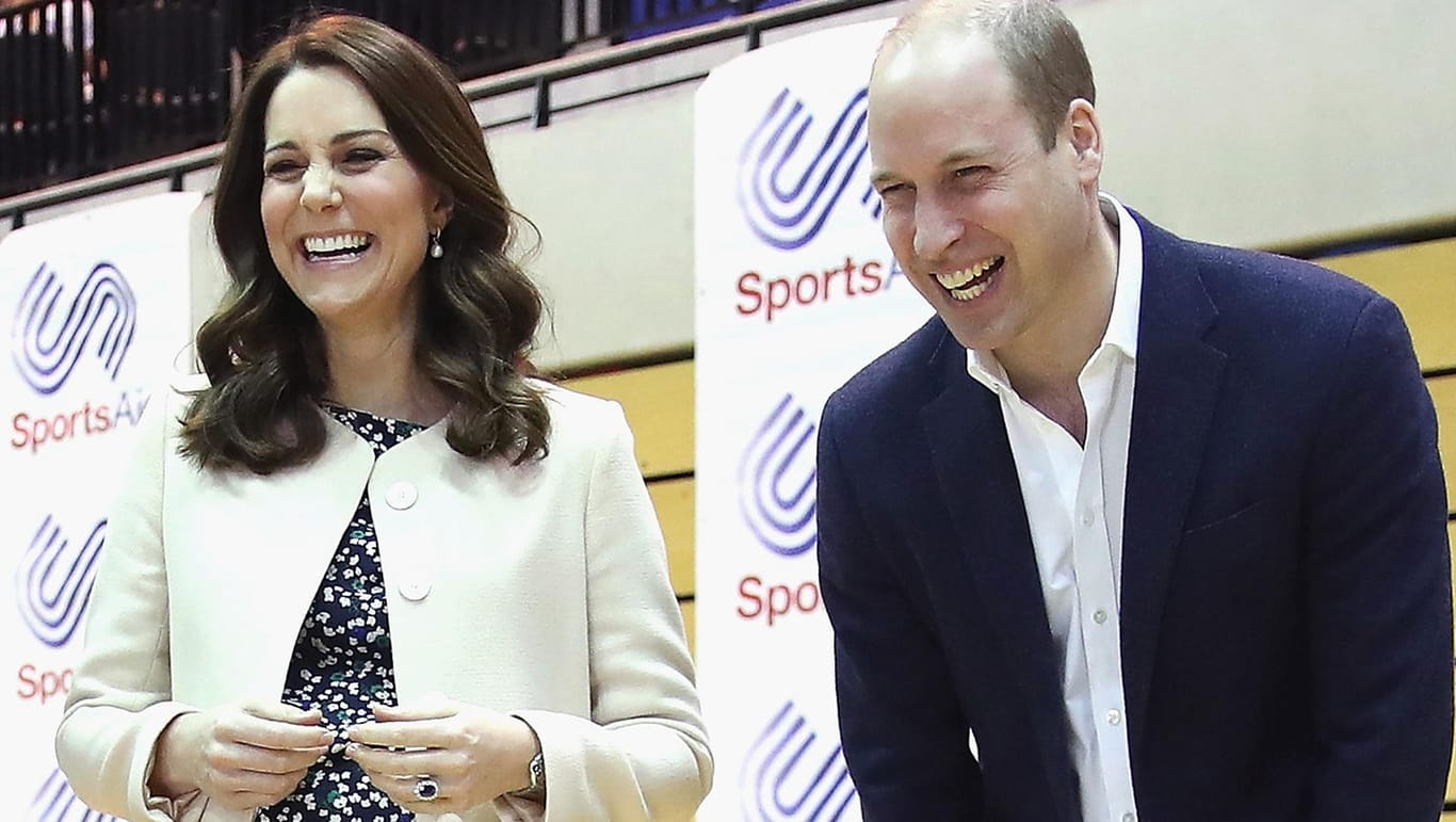 Herzogin Kate und Prinz William: Das Paar besuchte ein Rollstuhl-Basketballspiel.