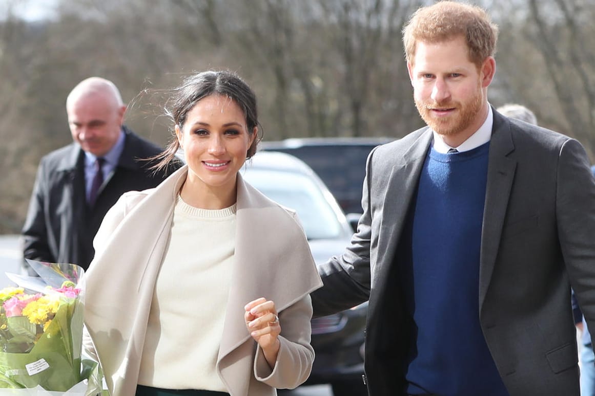 Meghan Markle und Prinz Harry: Das Paar besuchte das Ausstellungs- und Handelszentrum Eikon Exhibition Centre in Nordirland.