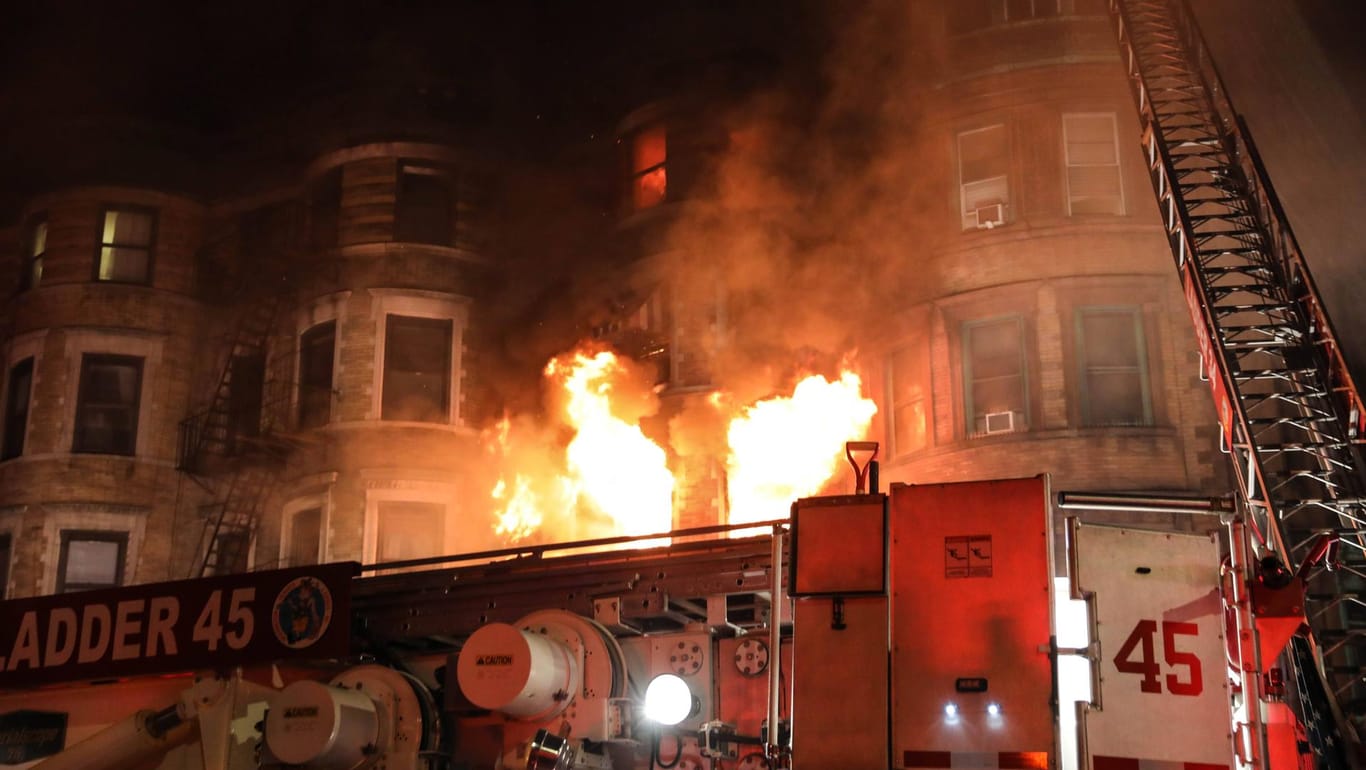 Das Set vom Film "Motherless Brooklyn": Am Donnerstag brach ein Feuer aus.