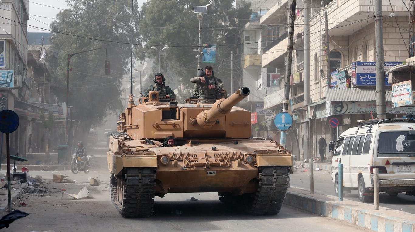 Das syrische Afrin: Nach eigenen Angaben hat die türkische Armee die Region unter ihre Kontrolle gebracht.