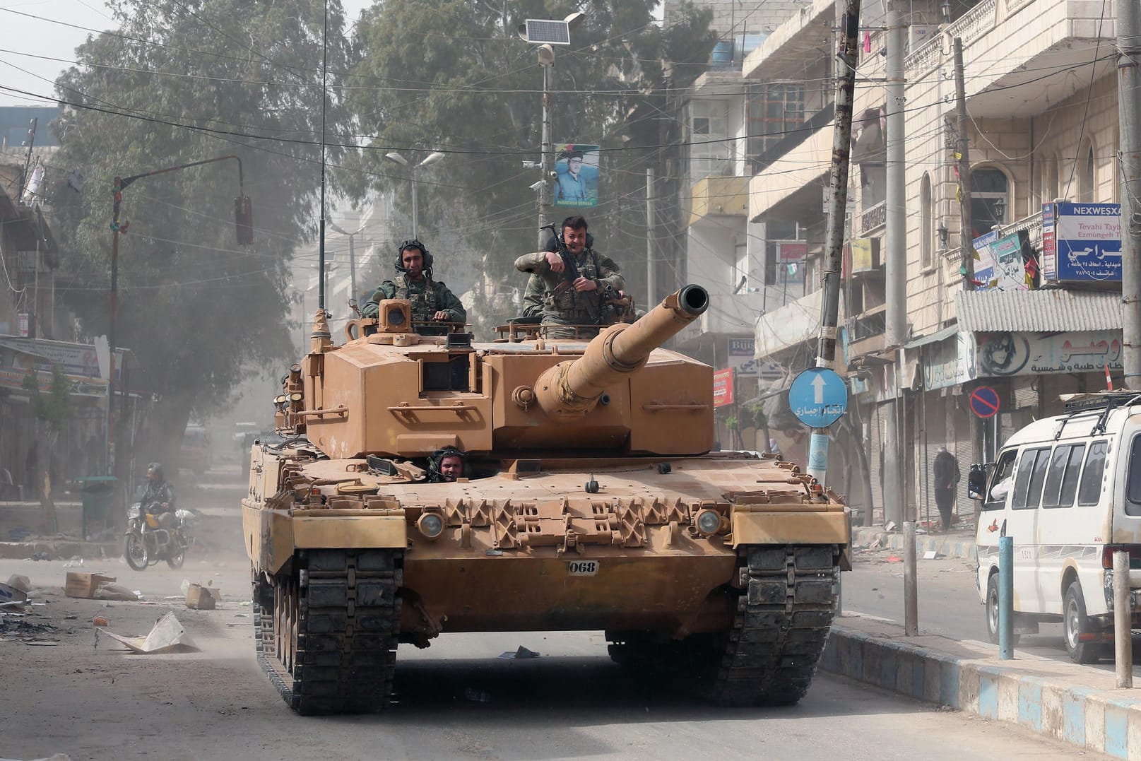 Das syrische Afrin: Nach eigenen Angaben hat die türkische Armee die Region unter ihre Kontrolle gebracht.