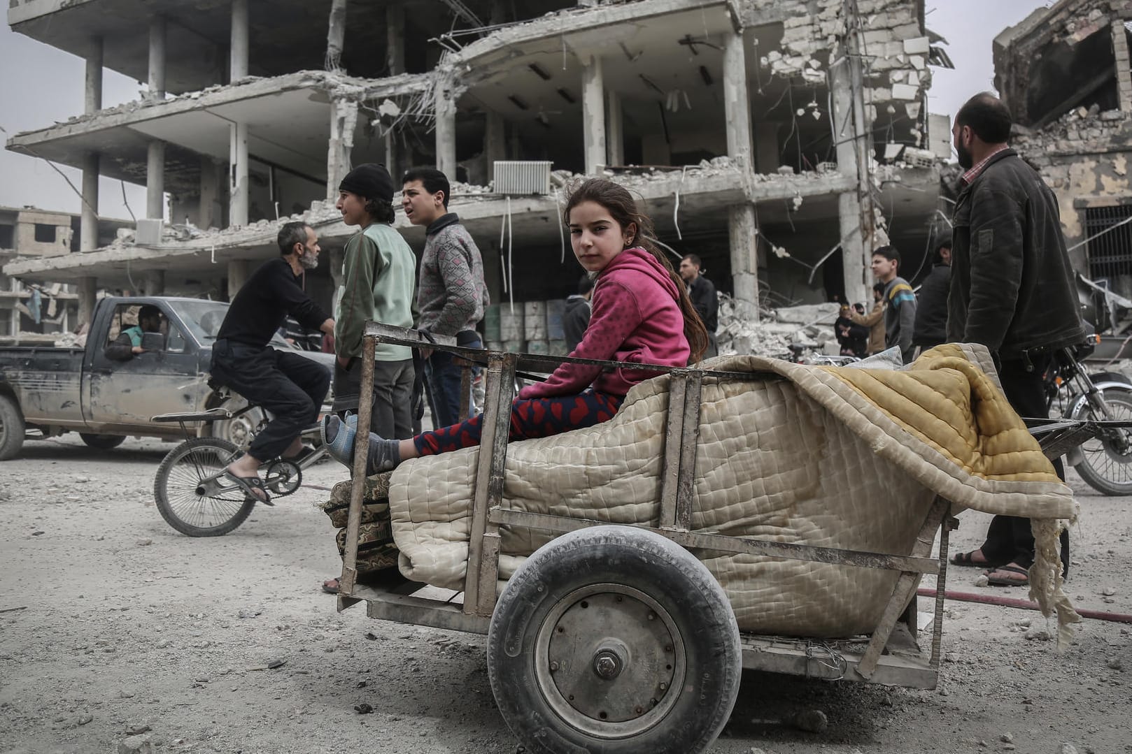 Das Rebellengebiet Ost-Ghuta: Seit Jahren wird das Gebiet von der syrischen Armee belagert.