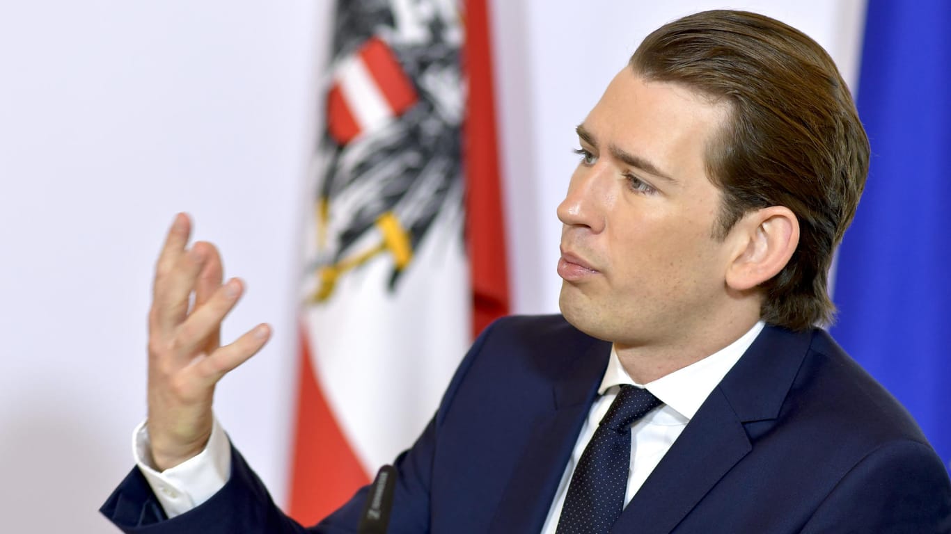 Sebastian Kurz ist im Rahmen eines Hintergrundgespräches: Der österreichische Bundeskanzler fordert ein Ende der Beitrittsverhandlungen mit der Türkei.