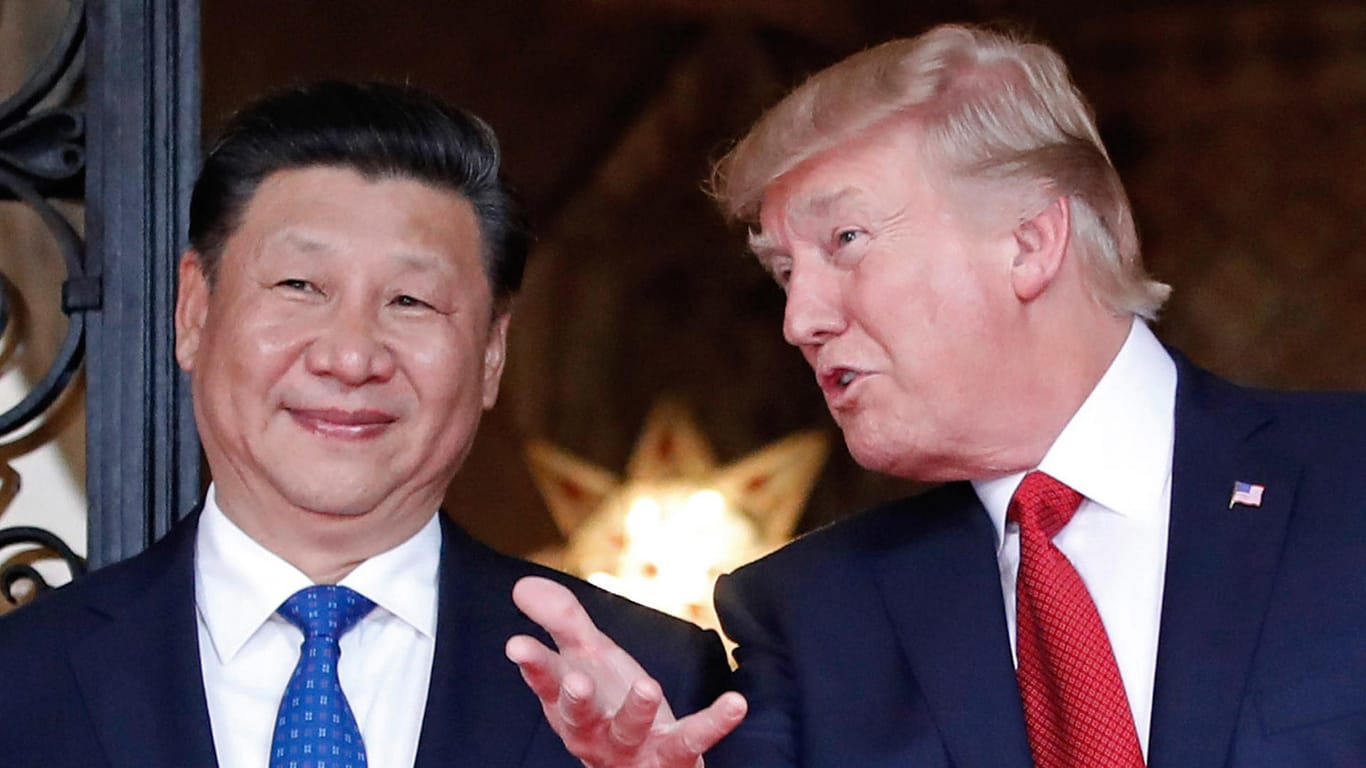 Donald Trump und Xi Jinping. Im April 2017 empfing der US-Präsident den chinesischen Präsidenten in Florida.