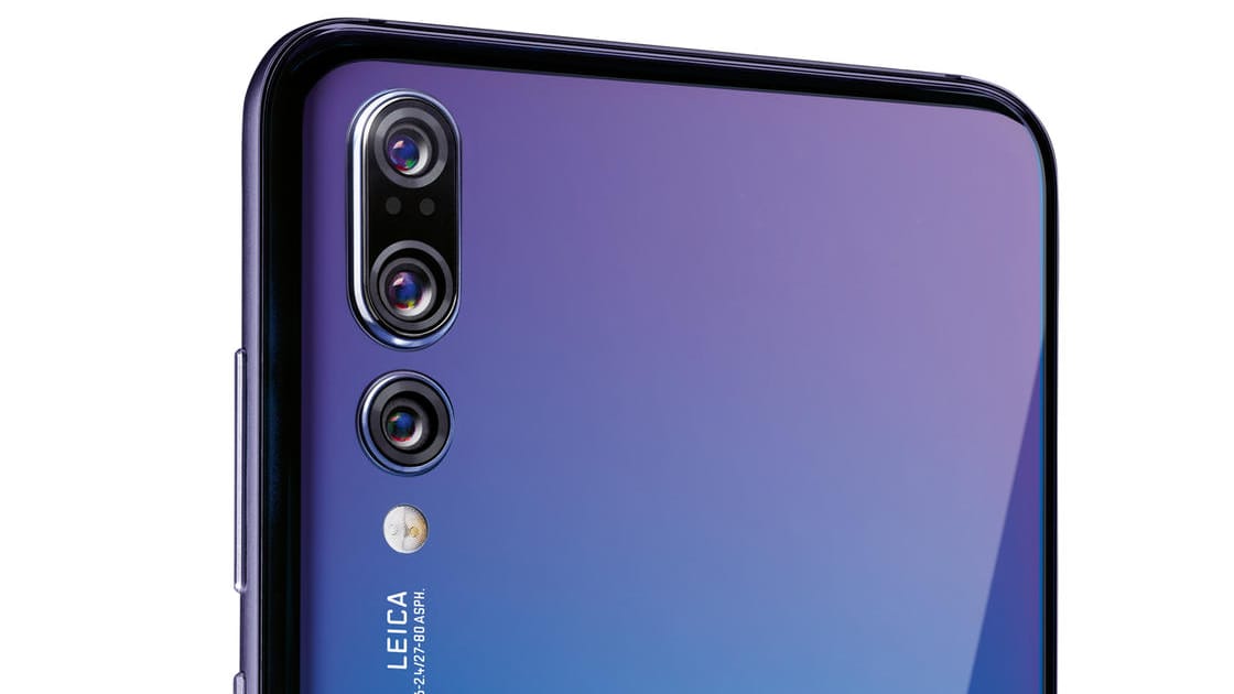 Das Huawei P20 Pro mit Dreifach-Kameralinse