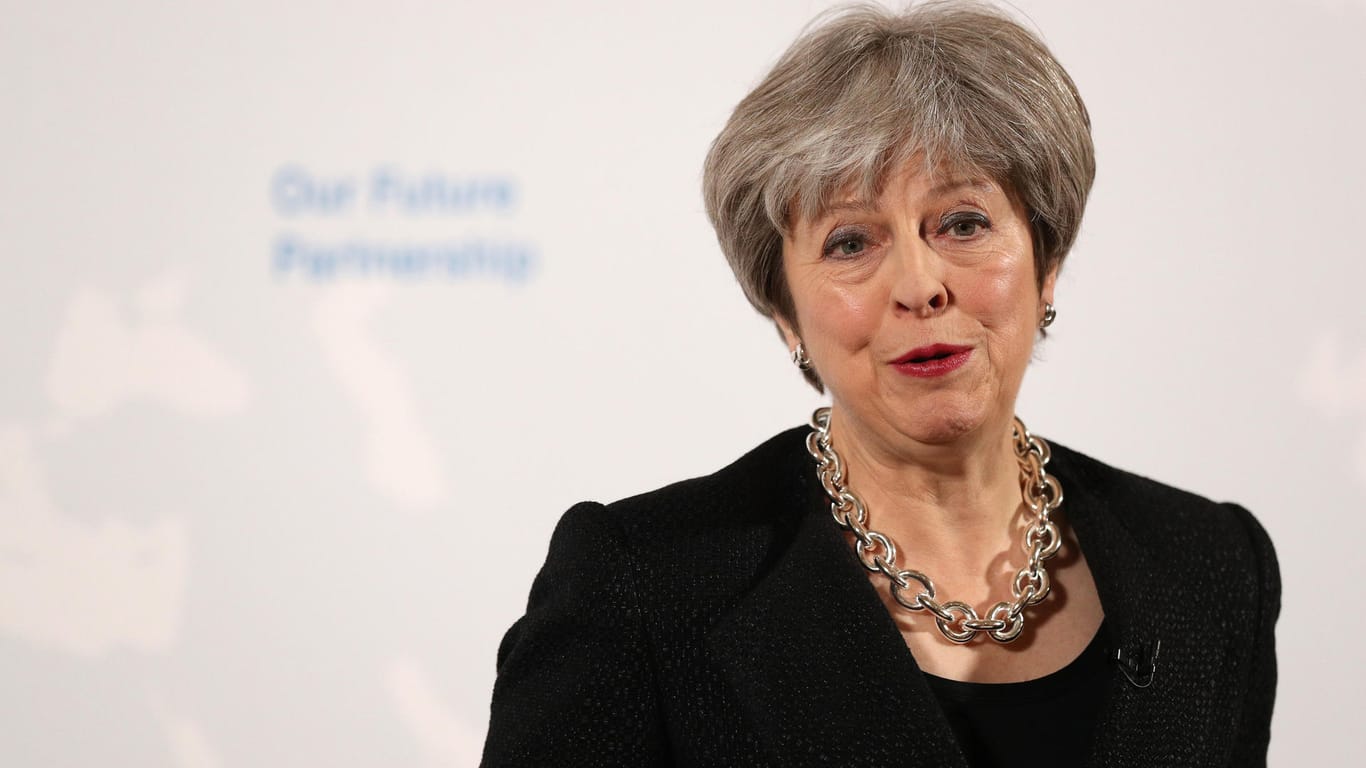 Die britische Premierministerin Theresa May: In den Verhandlungen mit der EU musste sie zuletzt vielen Kompromissen zustimmen.