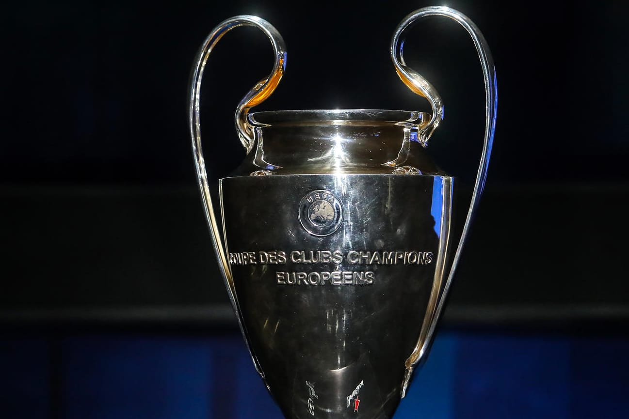 Das Objekt der Begierde: Die Champions-League-Trophäe.