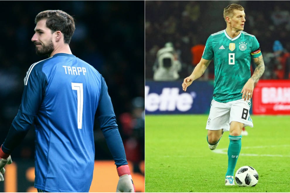 Unterschiedliche Leistungen: Während Kevin Trapp (l.) nicht sehr gut aussah, war auf Toni Kroos wie immer Verlass.