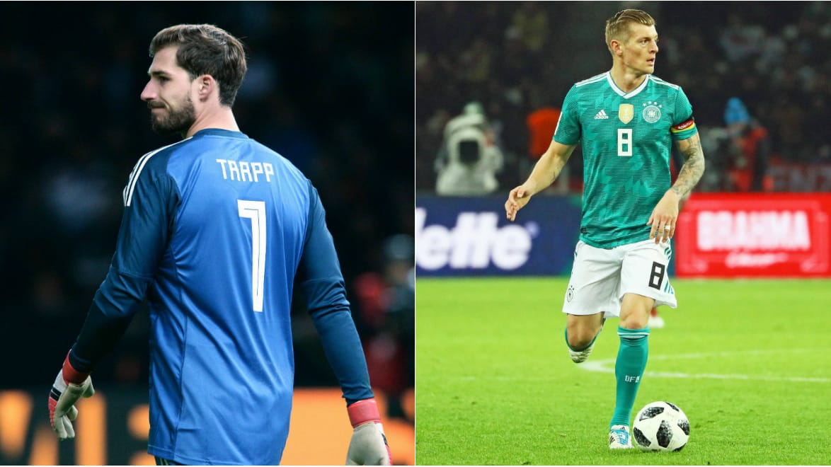 Unterschiedliche Leistungen: Während Kevin Trapp (l.) nicht sehr gut aussah, war auf Toni Kroos wie immer Verlass.