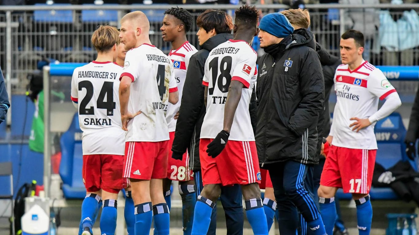Hamburger SV: Bei einem Abstieg wird sich die Zusammensetzung der Mannschaft voraussichtlich drastisch ändern.