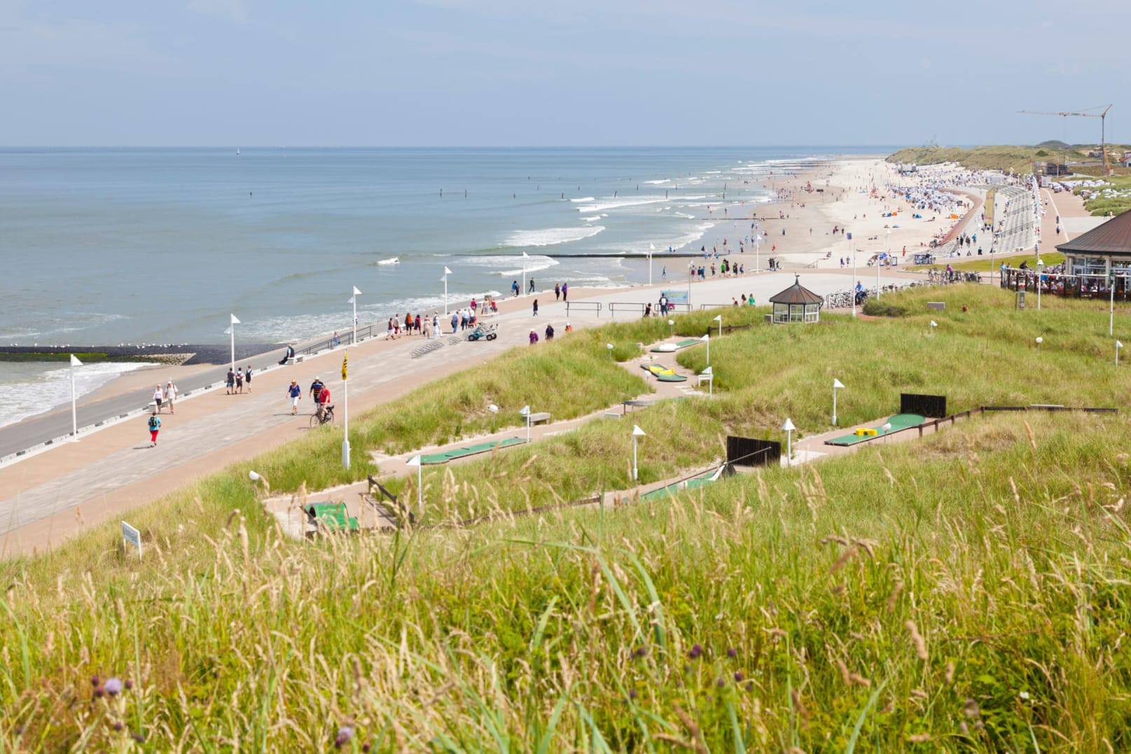 Blick auf den Nordbadestrand Norderney