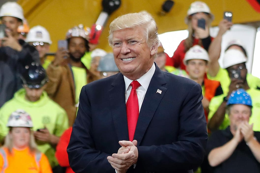 Donald Trump: Der US-Präsident kündigte bei einer Rede vor Industriearbeitern in Ohio an, den Syrien-Einsatz bald zu beenden.