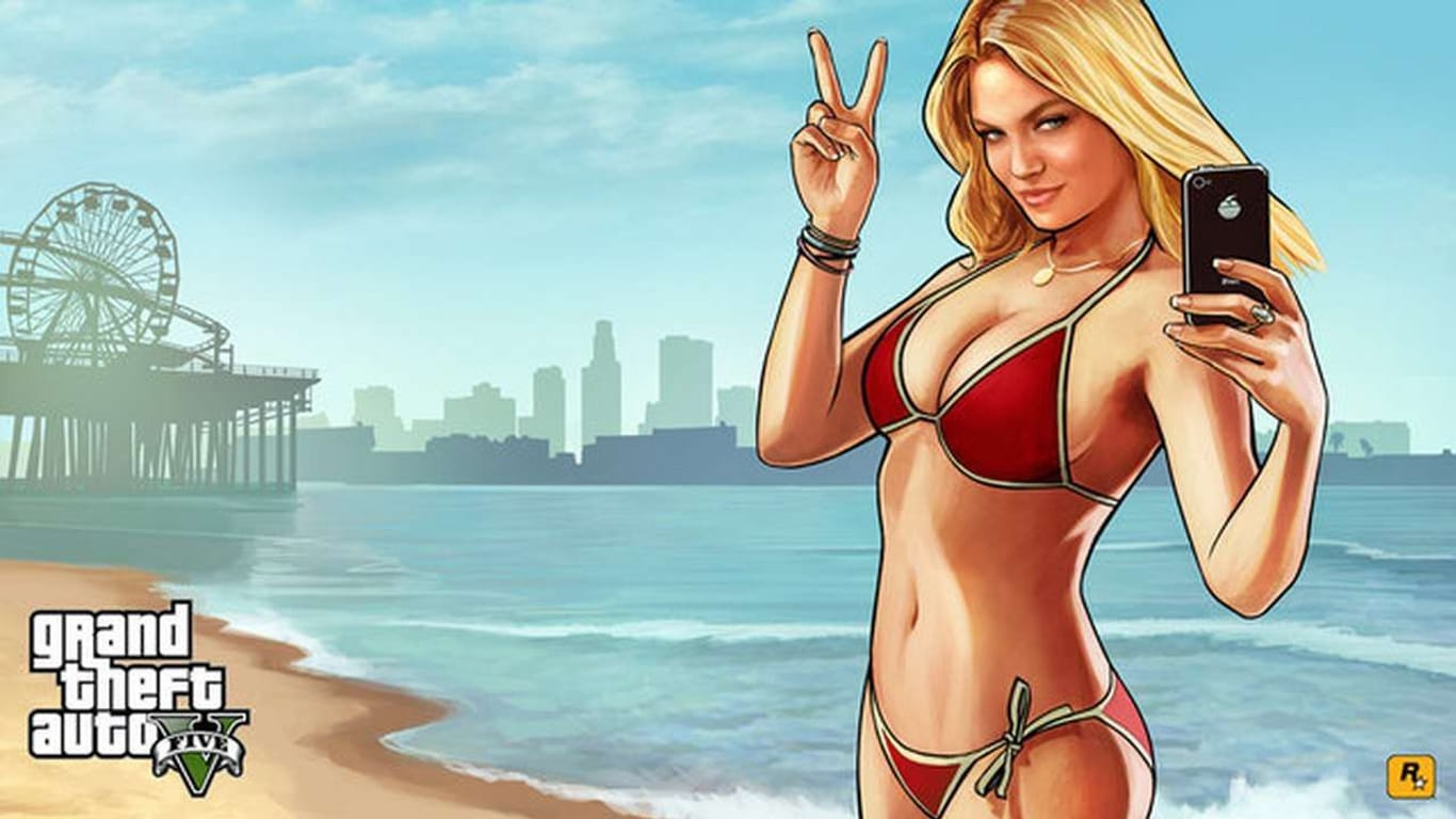 Lindsay Lohan in dem Spiel "Grand Theft Auto V".