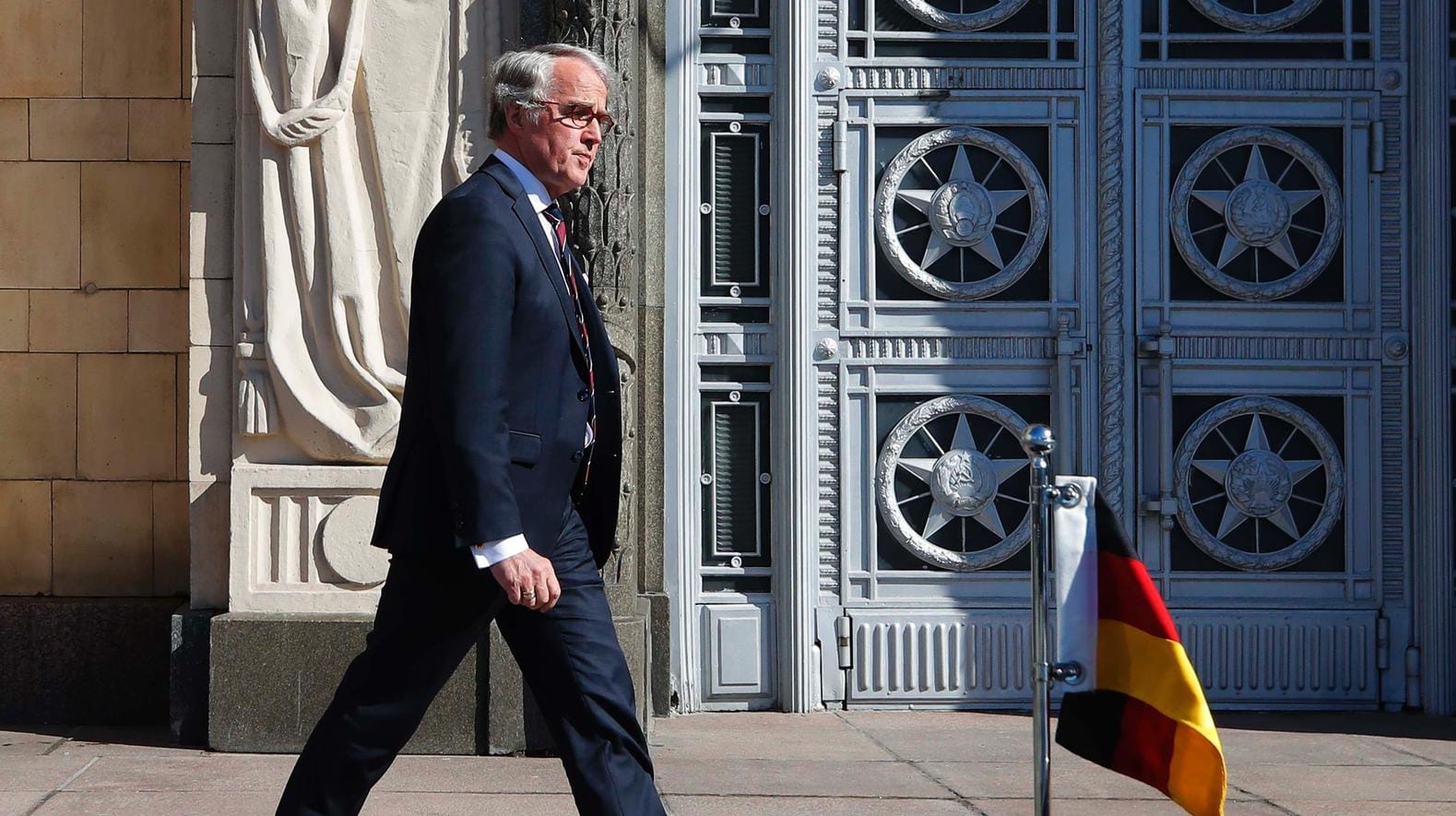 Rüdiger von Fritsch in Moskau: Der deutsche Botschafter in Russland war ins Außenministerium einbestellt worden. Rüdiger von Fritsch in Moskau: Der deutsche Botschafter in Russland war ins Außenministerium einbestellt worden.