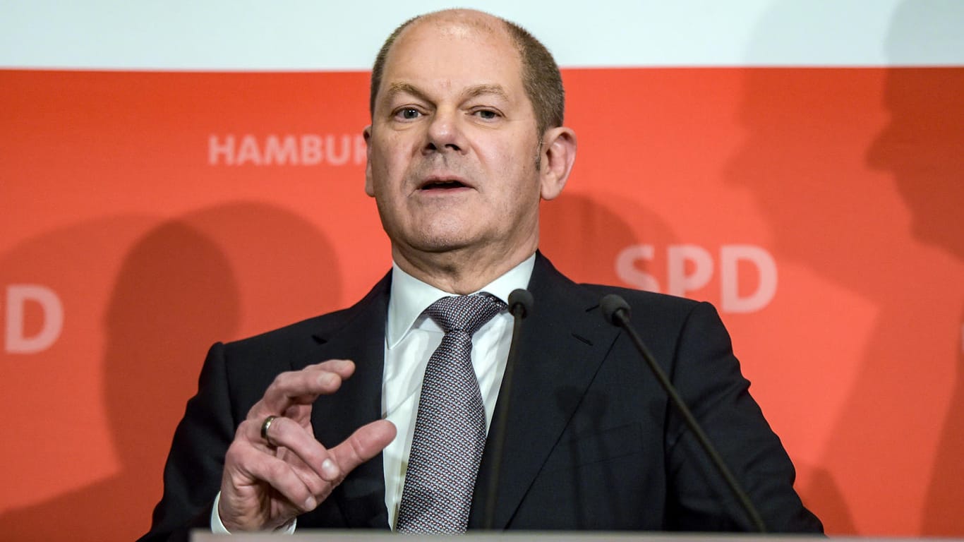 Olaf Scholz, Bundesfinanzminister und Interims-Chef der SPD: Der Streit um Hartz IV ist für ihn eine fiktive Debatte.