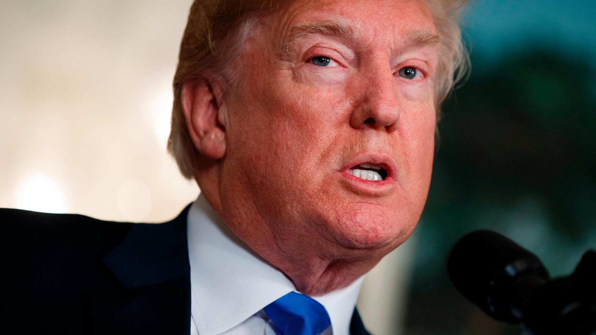 US-Präsident Donald Trump: Zurzeit sind in Syrien etwa 2000 US-Soldaten im Einsatz, vor allem im Kampf gegen die Terrormiliz "Islamischer Staat".