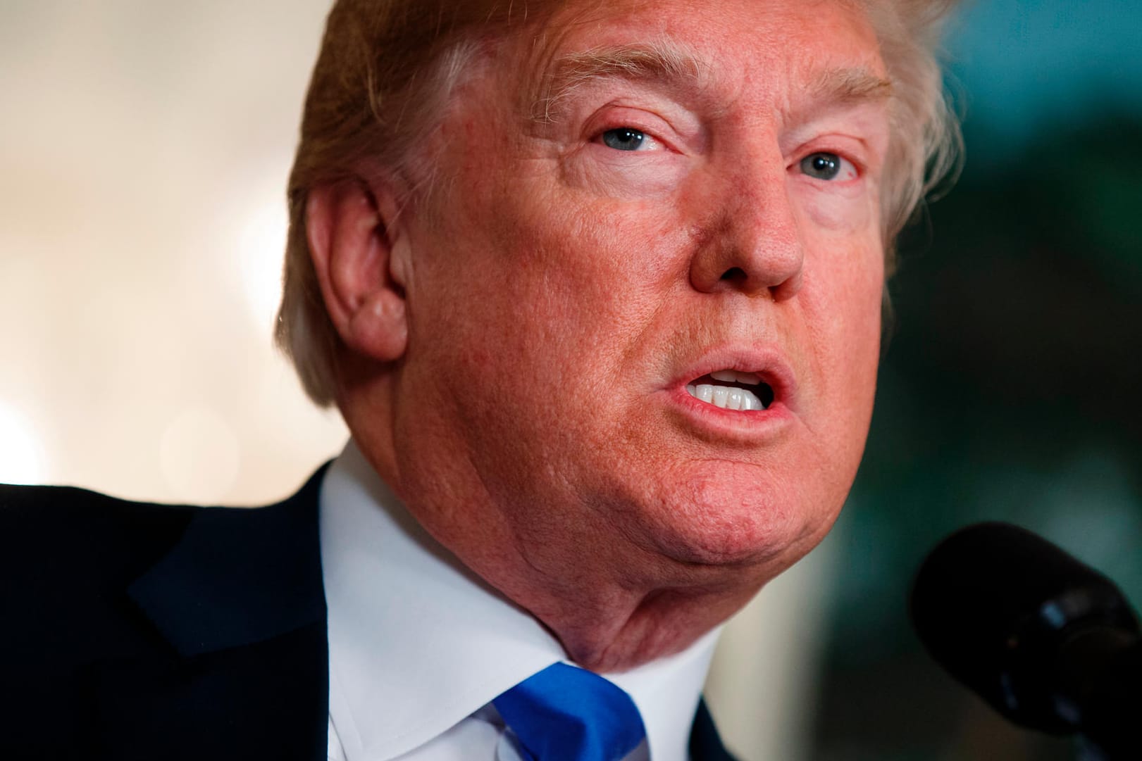 US-Präsident Donald Trump: Zurzeit sind in Syrien etwa 2000 US-Soldaten im Einsatz, vor allem im Kampf gegen die Terrormiliz "Islamischer Staat".