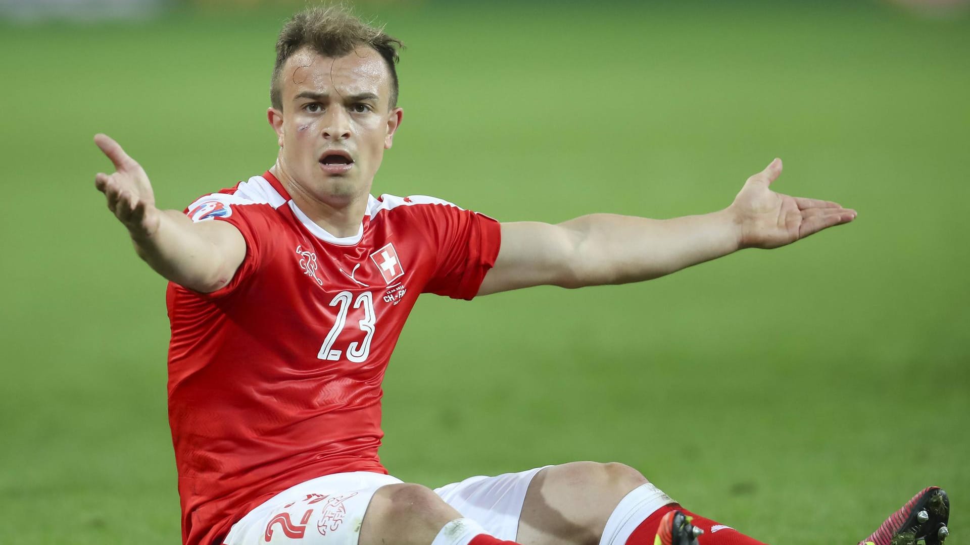 Nationalspieler schlägt Alarm: Xherdan Shaqiri hat bisher 66 Länderspiele für die Schweiz absolviert. Mit der Situation bei seinem aktuellen Arbeitgeber Stoke City ist er sehr unzufrieden.