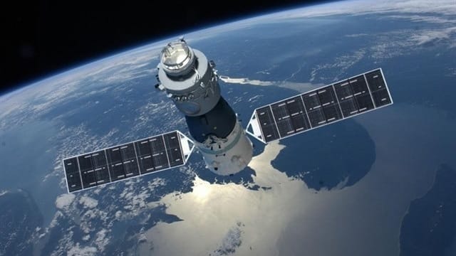 Gute Nacht "Tiangong 1": 2011 hatte China die 8,5 Tonnen schwere Forschungsstation ins All gebracht.