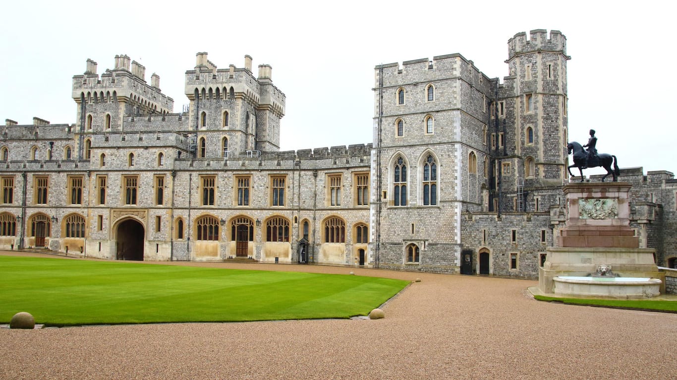 Schloss Windsor: Rund um das Anwesen wird es ein riesiges Polizeiaufgebot geben.