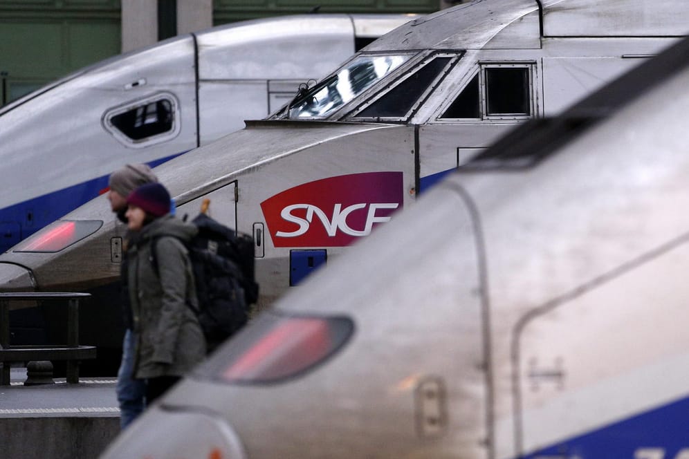 Züge im Pariser Bahnhof Gare de Lyon (Archiv): Ab Dienstag könnte das Gros der Bahnen in Frankreich stillstehen.