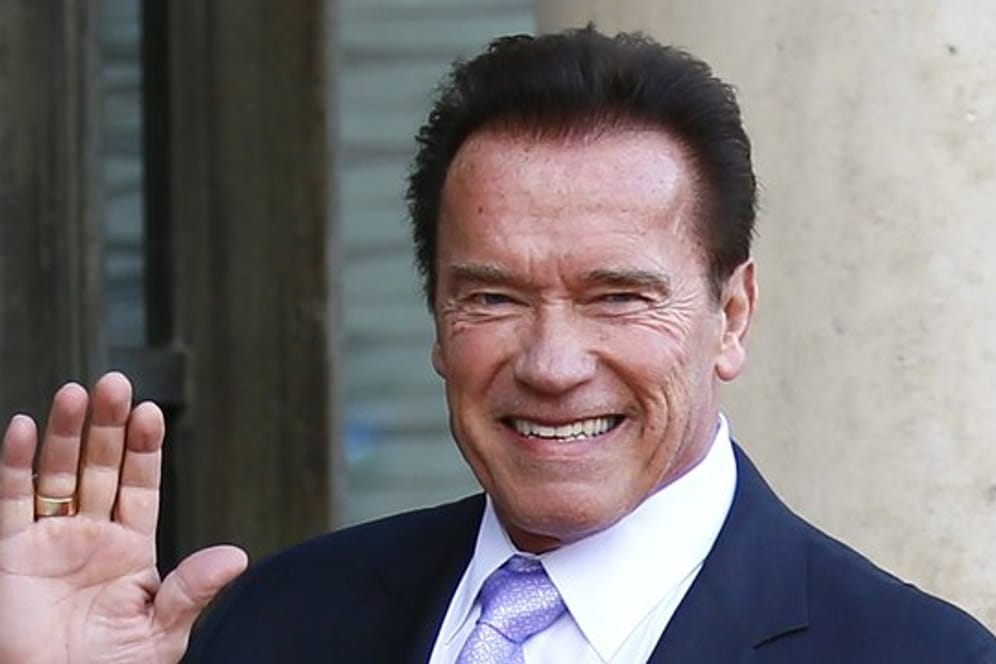 Arnold Schwarzenegger 2017 bei einem Besuch in Paris.