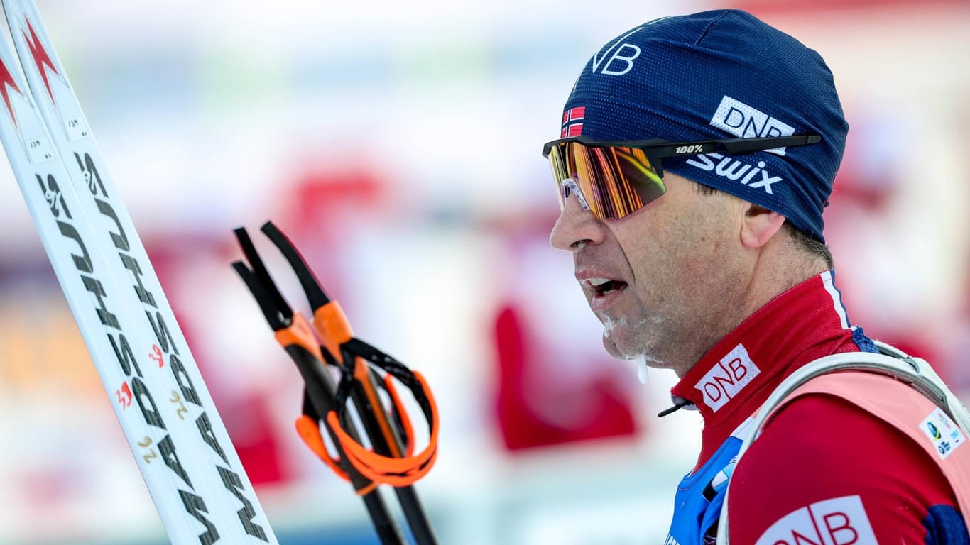 Ole Einar Björndalen: In Zukunft will sich der Ausnahme-Biathlet mehr seiner Familie widmen.
