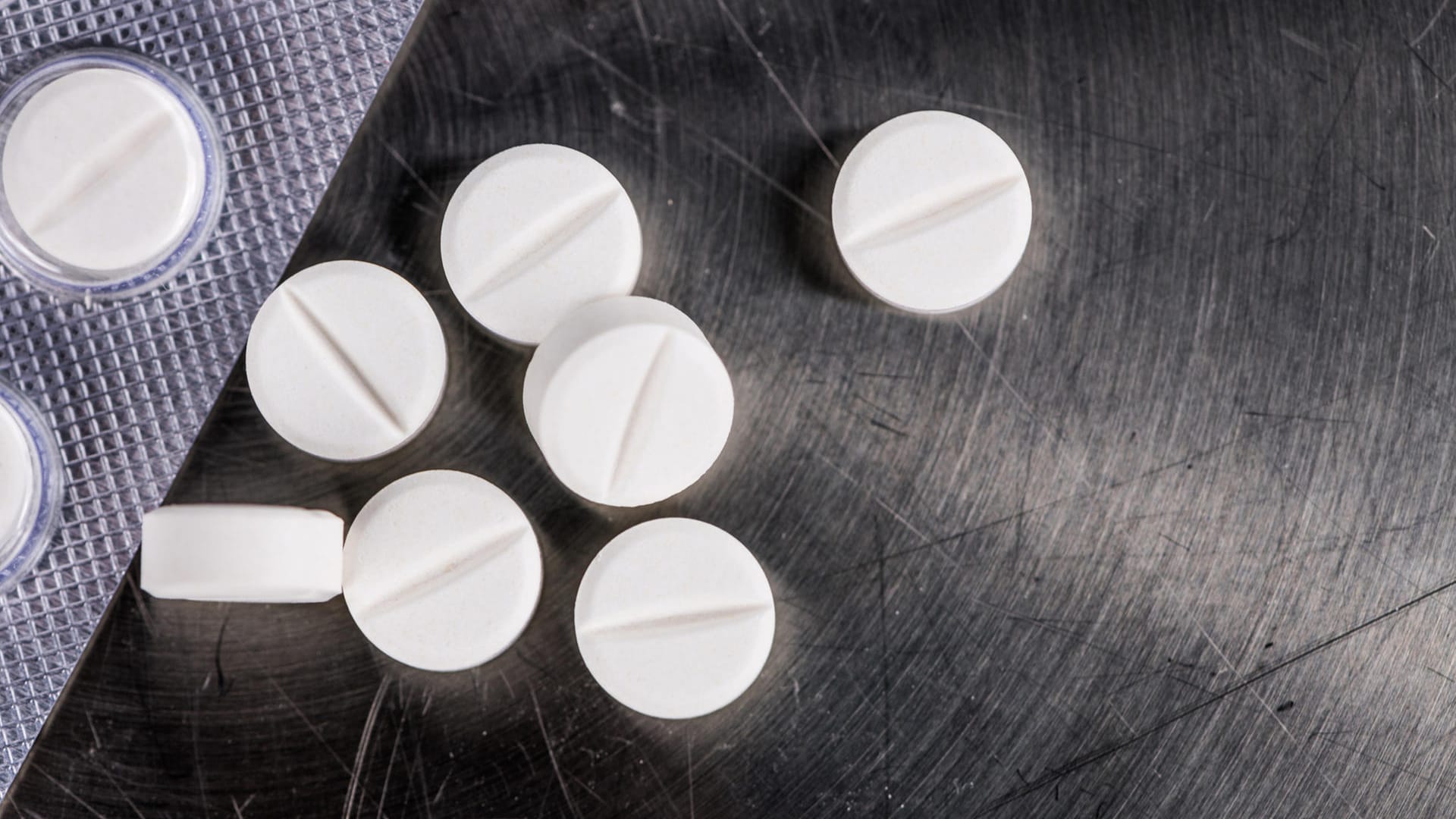 Tabletten in Nahaufnahme Tabletten in Nahaufnahme