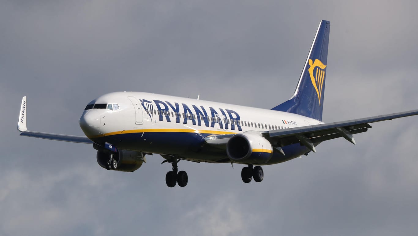 Flugzeug von Ryanair: Eine Maschine der Fluggesellschaft ist in Bordeaux unplanmäßig gelandet.