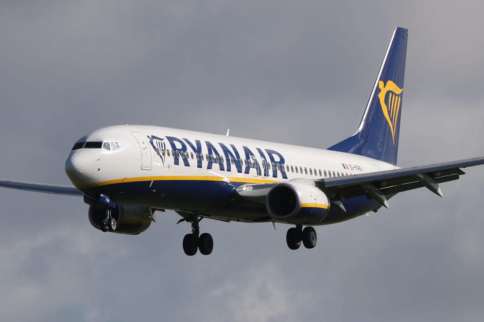 Flugzeug von Ryanair: Eine Maschine der Fluggesellschaft ist in Bordeaux unplanmäßig gelandet.