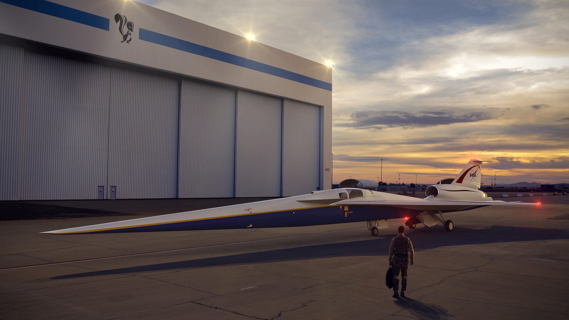 Das undatierte von der US-Raumfahrtbehörde Nasa zur Verfügung gestellte Computerrendering zeigt den Prototyp des "X-plane": Die Nasa hat den Rüstungskonzern Lockheed Martin damit beauftragt einen neuen Überschalljet zu konstruieren. Das undatierte von der US-Raumfahrtbehörde Nasa zur Verfügung gestellte Computerrendering zeigt den Prototyp des "X-plane": Die Nasa hat den Rüstungskonzern Lockheed Martin damit beauftragt einen neuen Überschalljet zu konstruieren.