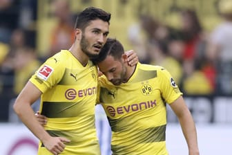 Nuri Sahin (l.) und Gonzalo Castro: Beide sollen auf der Streichliste von Borussia Dortmund stehen.