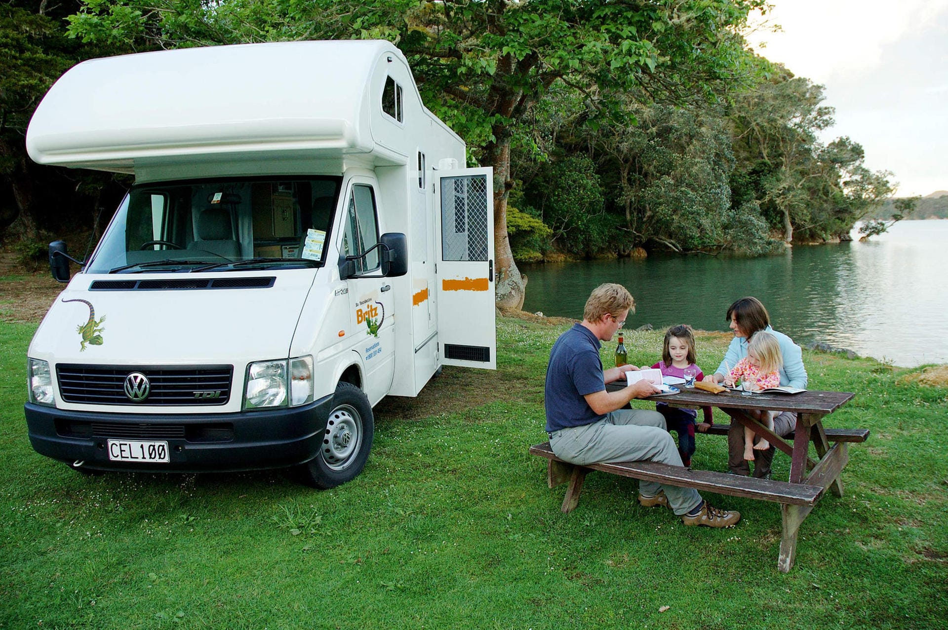 Campen am See: Urlaub im Wohnmobil eignet sich gut für Familien.