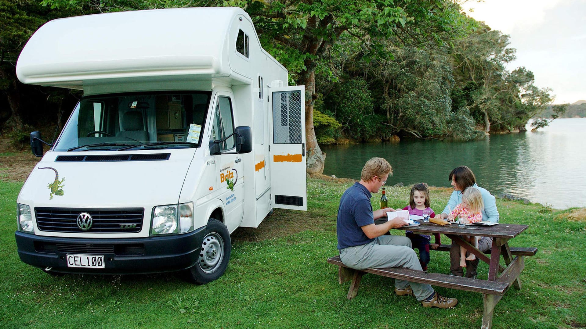 Campen am See: Urlaub im Wohnmobil eignet sich gut für Familien.