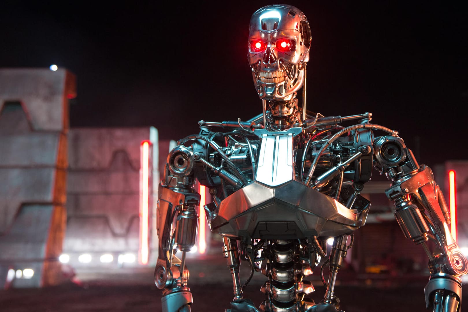 Killer-Roboter "Terminator": Die Waffenforschung ist nicht mehr weit von der Dystopie Hollywoods entfernt.