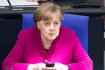 Die Umfragewerte von Bundeskanzlerin Angela Merkel sinken.