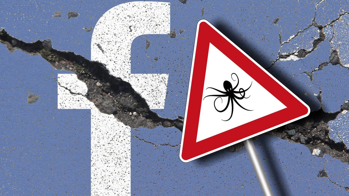Warnung vor dem "Datenkraken" Facebook: Nutzer verlieren das Vertrauen.