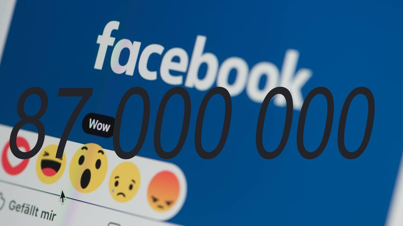 Facebook-Logo und -Emojis: Ein Datenkrake, von uns gefüttert.