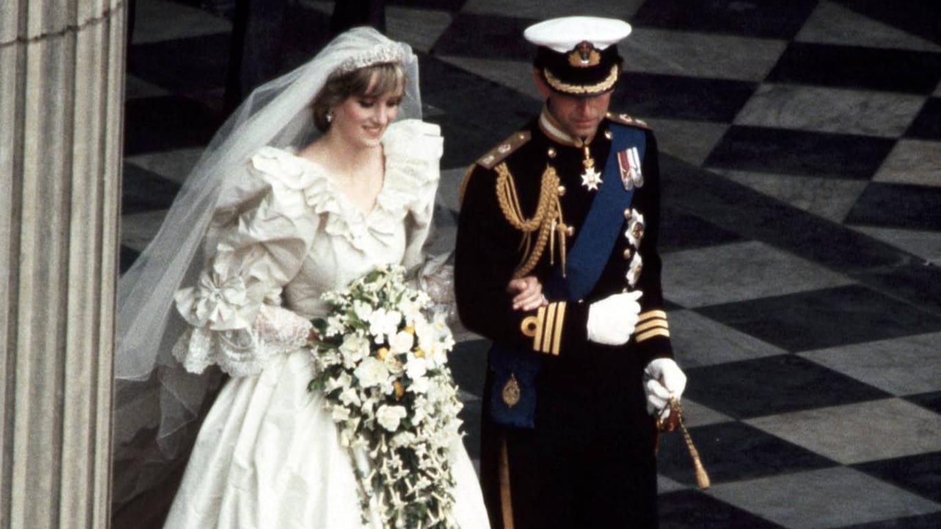Vor den Augen der ganzen Welt: Am 29. Juli 1981 haben sich Prinzessin Diana und Prinz Charles das Jawort gegeben.