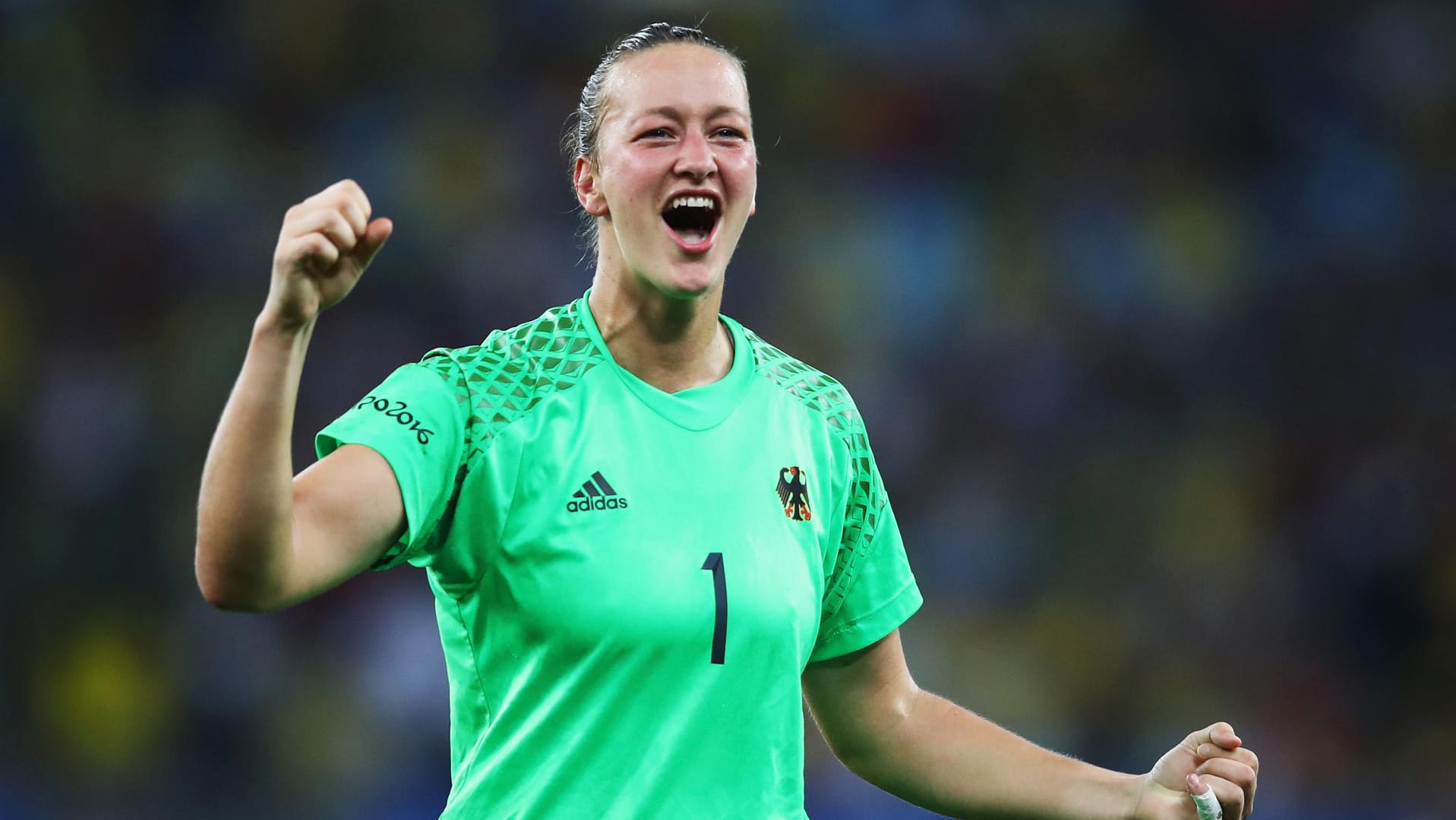 Almuth Schult 2016: Bei den Olympischen Spielen in Rio holte sie mit Deutschland Gold.