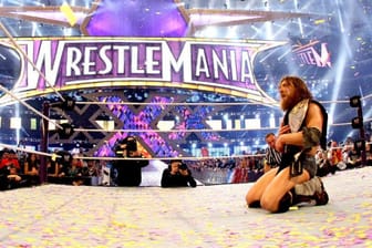 Erleichtert: Daniel Bryan nach dem Sieg bei WrestleMania 30.