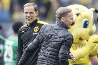 Tuchel und Watzke nach dem 34. Spieltag 2017: Die Zusammenarbeit bei Borussia Dortmund endete im Streit.