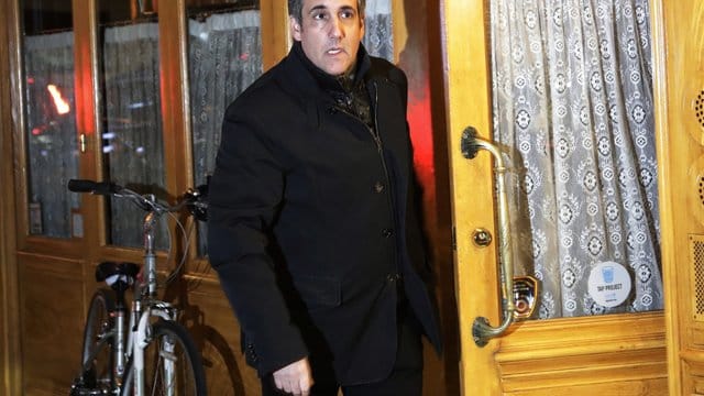 Trump-Anwalt Michael Cohen in New York. Trump-Anwalt Michael Cohen in New York.