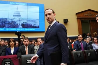 Facebook-Gründer Mark Zuckerberg stand auch dem US-Abgeordnetenhaus in Washington Rede und Antwort.