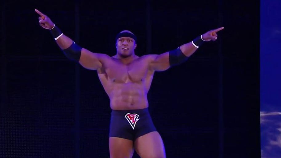 Plötzlich auf der Bühne: Bobby Lashley.