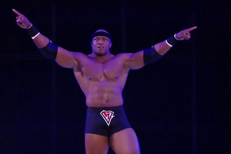 Plötzlich auf der Bühne: Bobby Lashley.