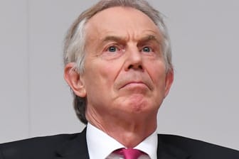 Ex-Premier Tony Blair bei einer Feier zum 20. Jahrestag des Karfreitagsabkommens zur Beendigung des Nordirland-Konflikts.