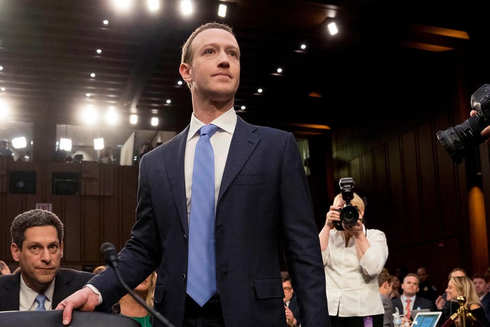 Facebook-Chef Mark Zuckerberg: Im US-Senat muss der Firmengründer Rede und Antwort stehen.
